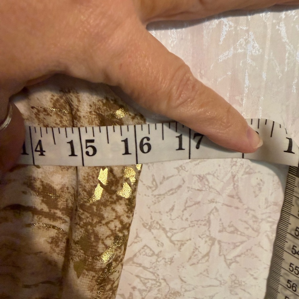 In The Beginning Glamorous Gold Sleeveless, Smocked, Ruffled Mini Dress, Sz Sm - Picture 6 of 10